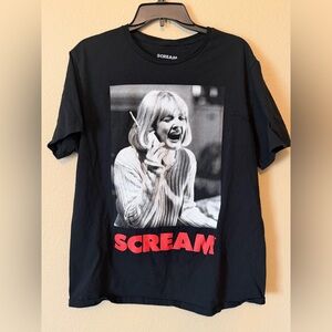 Scream Black Graphic Tee